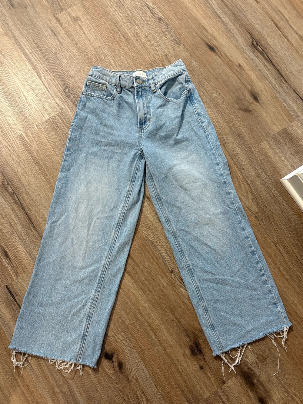 Wide Leg Light Blue Women's Jeans